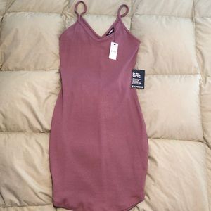 Express Knit Ribbed Dress